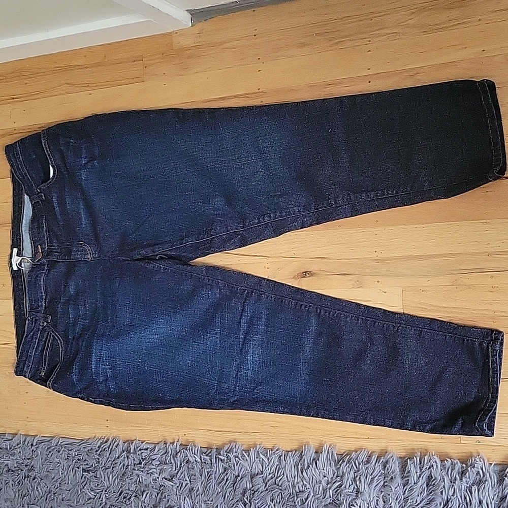 Eileen Fisher Straight Leg Dark Wash Jean 18W